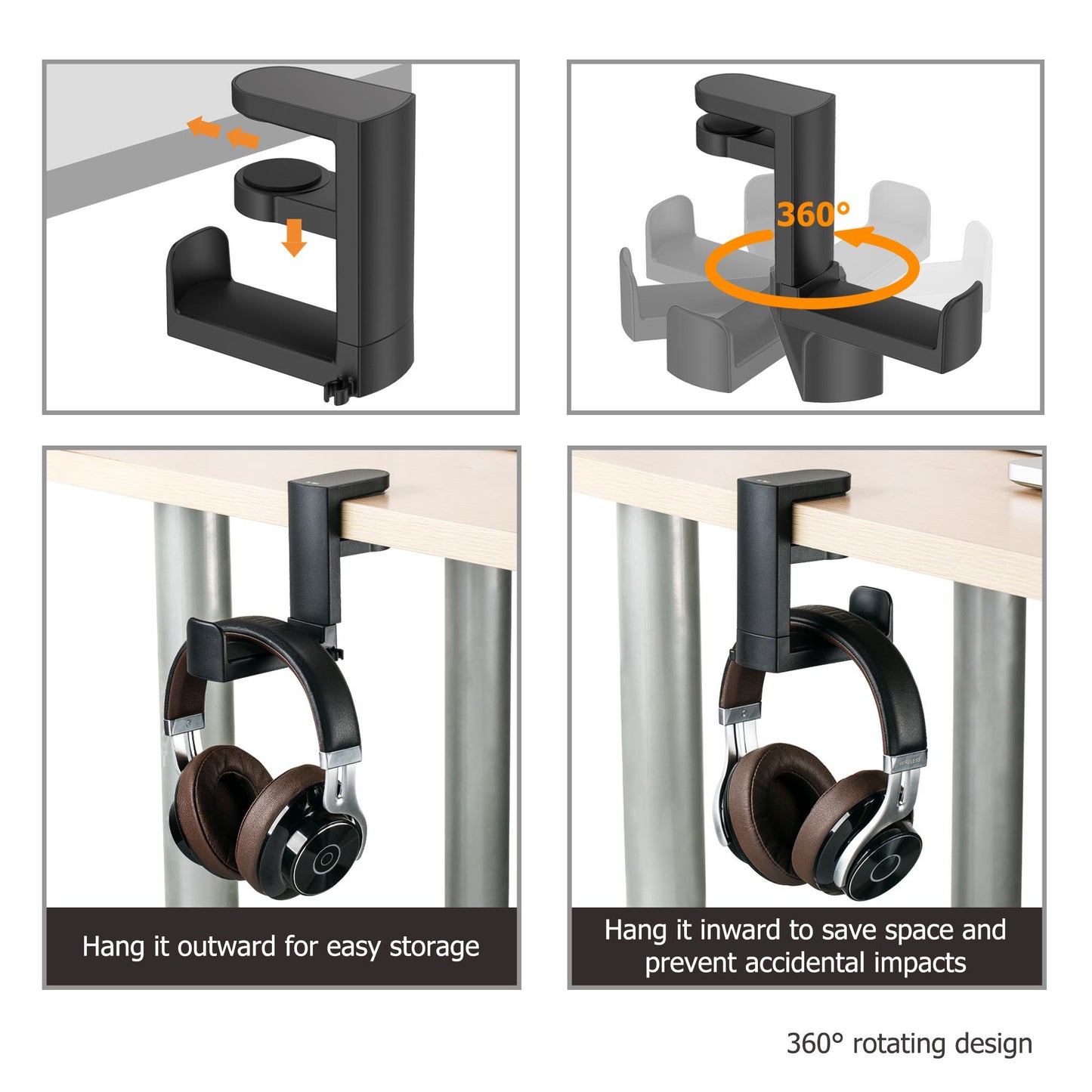 Headset Mount For Desk